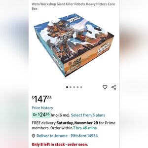 GKR (Giant Killer Robots) Heavy Hitters Game by Cryptozoic Games